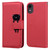 For iPhone XR Cartoon Buckle Horizontal Flip Leather Phone Case(Red)