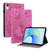 For Honor Pad X8 Pro/X9 Butterfly Rose Embossed Leather Tablet Case(Rose Red)
