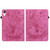 For Honor Pad X8 Pro/X9 Butterfly Rose Embossed Leather Tablet Case(Rose Red)