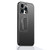 For iPhone 15 Pro Max Frosted Metal Hybrid TPU Holder Phone Case(Black)