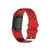 For Fitbit Charge 6 Dual Color Breathable Silicone Watch Band(Red+Black)