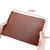 A4 Faux Leather Loose-leaf Grid Notebook, Style:Cornell Horizontal Wire Inner Core(Brown)