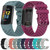 For Fitbit Charge 6 Solid Color Breathable Sports Silicone Watch Band(Blue)