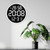 6620 12 Inch LED Simple Wall Clock Living Room Round Silent Digital Temperature And Humidity Electronic Clock(White Frame EU Plug)