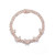 HPS0008 Box Buckle Butterfly Hip Hop Cuban Necklace, Size: 20 Inches (Rose Gold)