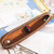 Retro Simple Leather Stylus Leather Zipper Pen Protection Case Crazy Horse Skin Mini Pen Case( Purple)