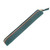 Retro Simple Leather Stylus Leather Zipper Pen Protection Case Crazy Horse Skin Mini Pen Case(Ink Green)