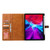 For iPad Pro 11 2022/2021/2020 Calf Texture Double Fold Clasp Horizontal Flip Leather Tablet Case with Photo Frame & Holder & Card Slots & Wallet(Brown)