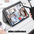 For Samsung Galaxy Tab S8 / Galaxy Tab S7 T870 Cloth Texture Multi-folding Horizontal Flip PU Leather Shockproof Case with Holder & Sleep / Wake-up Function(Grey)