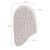 GEL Particle Shock-absorbing Anti-wear Foot Massage Soft Heel Pad, Color: Flannel Apricot