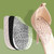 GEL Particle Shock-absorbing Anti-wear Foot Massage Soft Heel Pad, Color: Flannel Apricot