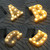 Alphabet C English Letter Shape Decorative Light, Dry Battery Powered Warm White Standing Hanging LED Holiday Light