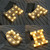Alphabet C English Letter Shape Decorative Light, Dry Battery Powered Warm White Standing Hanging LED Holiday Light