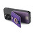 Magsafe Cross Vertical Card Bag Case For iPhone 15 / 14 / 13(Purple)