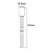 For Xiaomi Smart Band 8 Active Three Bead Stainless Steel Watch Band + Watch Metal Frame(Black)