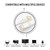 Gold Plated Head CAT7 High Speed 10Gbps Ultra-thin Flat Ethernet RJ45 Network LAN Cable (10m)