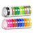 2 PCS CIDY 9mm 3D Embossed Manual Label Tape, Suitable Label Machine DYMO1610 / Motex1540 Sticker Printer(Transparent 3D-125)