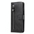 For iPhone 13 Pro Max Fashion Calf Texture Zipper Horizontal Flip Leather Case with Stand & Card Slots & Wallet Function (Black)