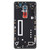 Battery Back Cover with Power & Volume Button Flex Cable & Camera Lens Cover for Nokia 5 TA-1024 TA-1027 TA-1044 TA-1053(Black)