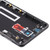 Battery Back Cover with Power & Volume Button Flex Cable & Camera Lens Cover for Nokia 5 TA-1024 TA-1027 TA-1044 TA-1053(Black)