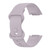 For Fitbit Charge 6 Solid Color Butterfly Buckle Silicone Watch Band, Size:S Size(Light Purple)
