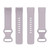 For Fitbit Charge 6 Solid Color Butterfly Buckle Silicone Watch Band, Size:S Size(Light Purple)