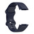 For Fitbit Charge 6 Solid Color Butterfly Buckle Silicone Watch Band, Size:S Size(Dark Blue)