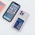 For iPhone 12 mini Full-coverage 360 Clear PC + TPU Shockproof Protective Case with Card Slot (Mint Green)