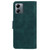 For Motorola Moto G14 Skin Feel Pure Color Flip Leather Phone Case(Green)
