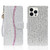 For iPhone 15 Pro Glitter Powder Filp Leather Phone Case(Silver)
