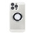 For iPhone 14 Pro Cooling MagSafe Magnifier Phone Case(White)