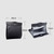 Car Trash Can Car Chair Back Hanging Storage Box Hidden Folding Storage Bag With LED Light(Beige)