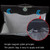 Car Trash Can Car Chair Back Hanging Storage Box Hidden Folding Storage Bag With LED Light(Beige)