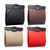 Car Trash Can Car Chair Back Hanging Storage Box Hidden Folding Storage Bag With LED Light(Mocha Brown)