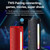 T&G TG374 Portable 3D Stereo Bluetooth Speaker Subwoofer Support FM / TF Card / RGB Light(Red)