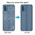 For Nokia C300 Original Battery Back Cover(Blue)