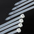 100pcs /Pack 8mm*200mm Nylon Cable Ties(White)