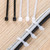 100pcs /Pack 8mm*200mm Nylon Cable Ties(White)
