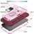 For iPhone 14 Plus Sliding Camera Cover Design TPU + PC Protective Phone Case  (Pink+Dark Red)