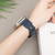 For Apple Watch Series 9 45mm Hybrid Braid Nylon Silicone Watch Band(Black)