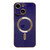For iPhone 15 Plus Magsafe Plating TPU Phone Case with Lens Film(Blue)