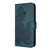 For iPhone 12 mini Datura Flower Embossed Flip Leather Phone Case(Dark Green)