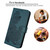 For iPhone 12 mini Datura Flower Embossed Flip Leather Phone Case(Dark Green)