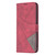 For Motorola Edge 40 Neo Magnetic Buckle Rhombus Texture Leather Phone Case(Red)