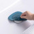 Square Sink Filter Bathroom Anti-hair Toilet Floor Drain Cover Home Kitchen Sewer Pool Filter(Light Blue)