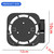 JV06T Set Top Box Bracket + Remote Control Protective Case Set for Apple TV(Black + Black)