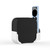 JV06T Set Top Box Bracket + Remote Control Protective Case Set for Apple TV(Black + Black)