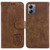 For Motorola Moto G14 Little Tiger Embossed Leather Phone Case(Brown)