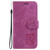 For iPhone 12 mini Little Tiger Embossed Leather Phone Case(Rose Red)