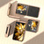 For OPPO Find N3 Flip Nano Plating Cowhide Texture PU Phone Case(Black)